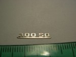 Emblem for 1:18 Mercedes Benz SD W126 W140 S-Klasse S-class Diesel, AGD, New