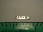 Emblem (rear) for 1:18 Mercedes Benz 200E W124, AGD, New