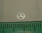 Emblem (hinten) für 1:18 Mercedes Benz, 3D back star 4.3mm AGD, Neu