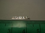 Emblem (hinten) für 1:18 Mercedes Benz 250CD W124 Coupe, AGD, Neu
