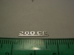 Emblem (hinten) für 1:18 Mercedes Benz 280CE W124 Coupe, AGD, Neu