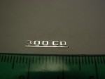 Emblem (hinten) für 1:18 Mercedes Benz 300CD W124 Coupe, AGD, Neu