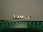 Emblem (hinten) für 1:18 Mercedes Benz 320CE W124 Coupe, AGD, Neu