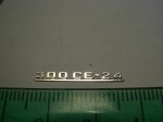 Emblem (hinten) für 1:18 Mercedes Benz 300CE-24 W124 Coupe, AGD, Neu