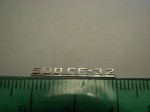Emblem (hinten) für 1:18 Mercedes Benz 500CE-32 W124 Coupe, AGD, Neu