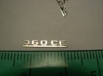 Emblem (hinten) für 1:18 Mercedes Benz 360CE W124 Coupe, AGD, Neu