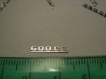 Emblem (hinten) für 1:18 Mercedes Benz 600CE W124 Coupe, AGD, Neu