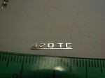 Emblem (hinten) für 1:18 Mercedes Benz 420TE W124 Kombi Station Wagon, AGD, Neu