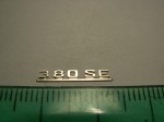 Emblem (hinten) für 1:18 Mercedes Benz S SE W126 W140 S-Klasse S-class, AGD, Neu