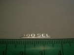 Emblem für 1:18 Mercedes Benz SEL SDL W126 W140 S-Klasse S-class Long, AGD, Neu