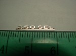 Emblem für 1:18 Mercedes Benz SEL W116 S-Klasse S-class Long Lang, AGD, Neu