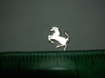 Emblem für 1:18 Ferrari, 3D 8.1 x 6mm 1/16 1/18 1/20 AGD, Neu