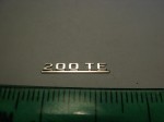 Emblem (hinten) für 1:18 Mercedes Benz 200TE W124 Kombi Station Wagon, AGD, Neu