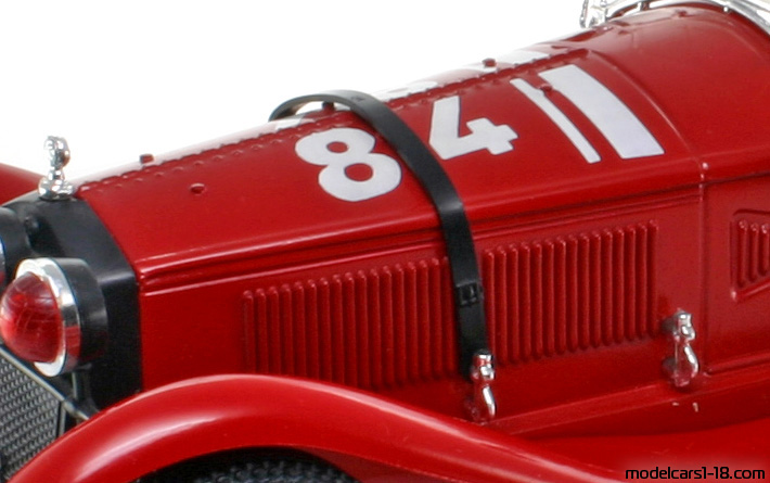 1931 - Alfa Romeo 6C 1750 Mille Miglia Polistil 1/16 (Kрасный) Двигатель