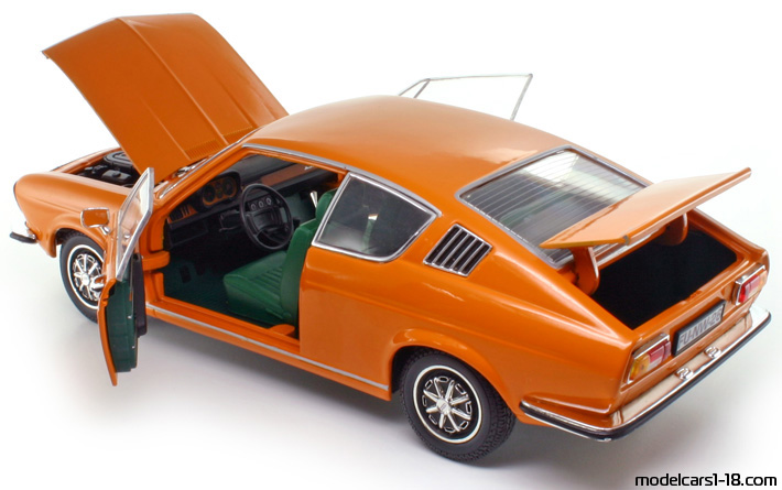 1970 - Audi 100 Coupe S (C1) Anson 1/18 (Оранжевый) Открывающиеся части