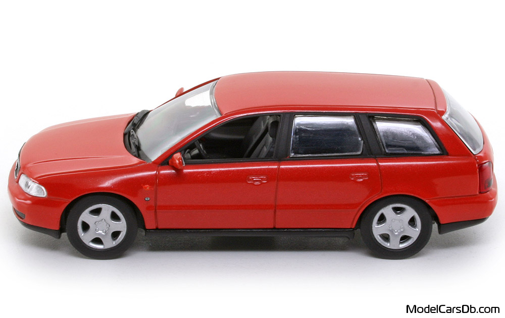 1996 - Audi A4 Avant (B5) Minichamps 1/43 (Kрасный) Сторона