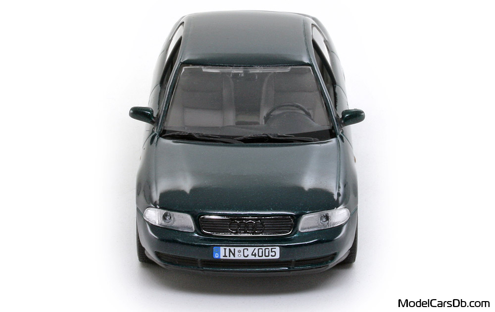 1995 - Audi A4 (B5) Minichamps 1/43 (Зелёный) Спереди