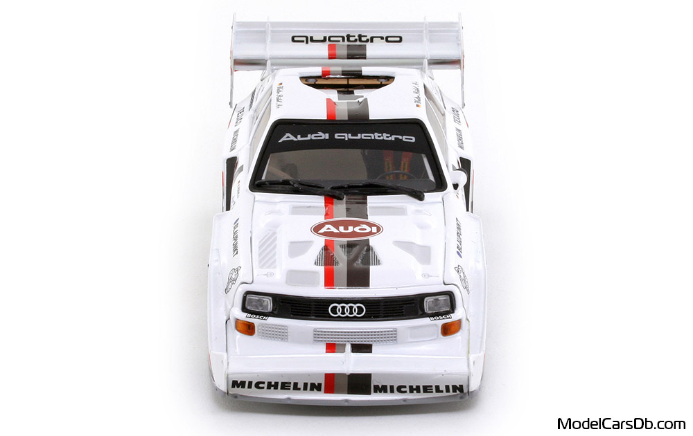 1987 - Audi Sport Quattro S1 Minichamps 1/43 (Белый / Коричневый) Спереди