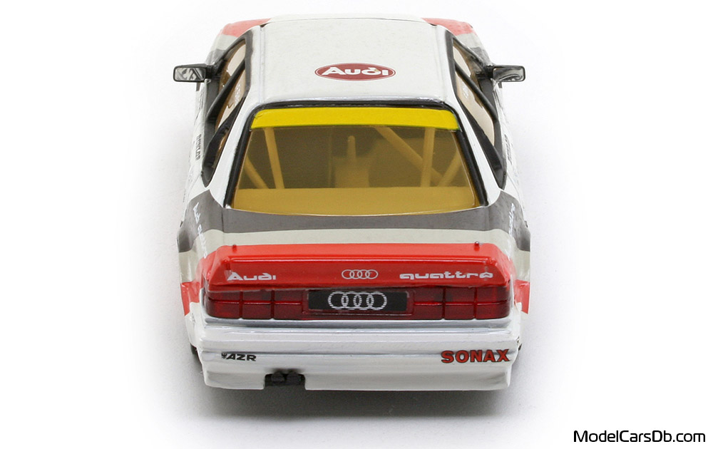 1991 - Audi V8 (D1) Minichamps 1/43 (Белый / Kрасный) Сзади