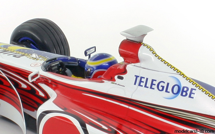 1999 - BAR Supertec 01 Minichamps 1/18 (Синий / Kрасный) Интерьер панель приборов