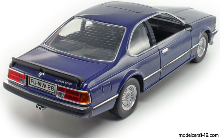 1979 - BMW 635 CSi (E24) Anson 1/18 (Синий) Задняя правая сторона