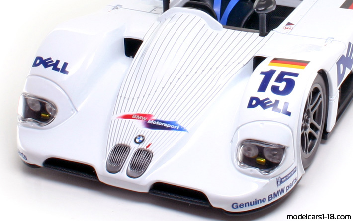 1999 - BMW V12 LMR Maisto 1/18 (Белый) Багажник / Поднимающиеся фары