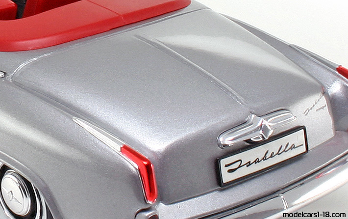 1958 - Borgward Isabella TS Revell 1/18 (Серебристый) Багажник / Поднимающиеся фары