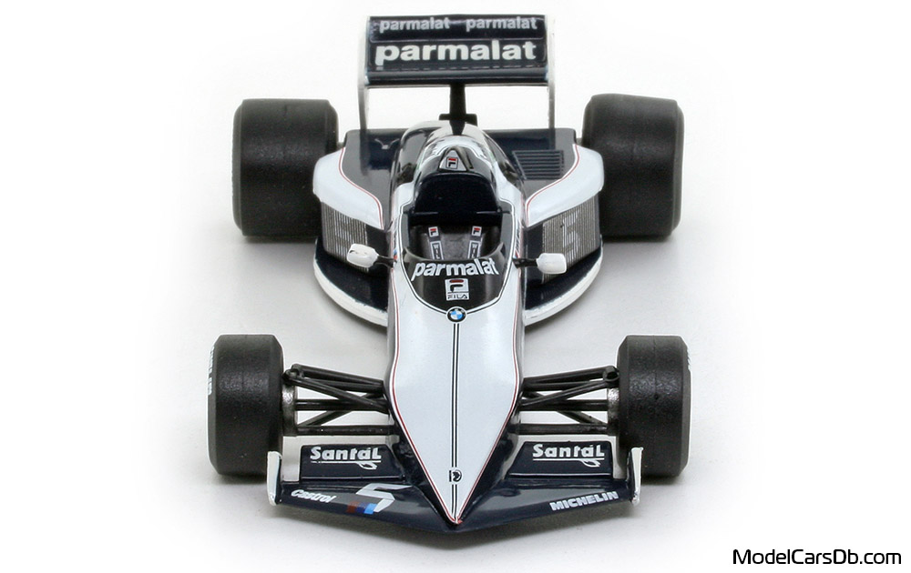 1983 - Brabham BMW BT52 Vitesse 1/43 (Белый / Синий) Спереди
