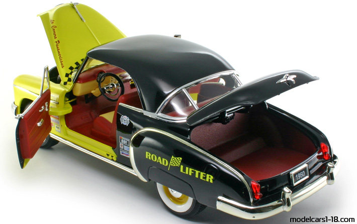1950 - Chevrolet Bel Air Mira 1/18 (Жёлтый / Чёрный) Открывающиеся части