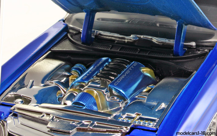 1971 - Chevrolet Chevelle SS 454 Maisto 1/18 (Синий / Чёрный) Двигатель