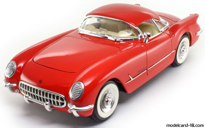 1954 - Chevrolet Corvette C1 Mira 1/18 (Red) Передняя левая сторона