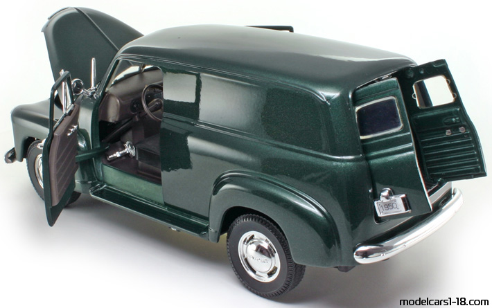1950 - Chevrolet Panel Truck Mira 1/18 (Зелёный) Открывающиеся части