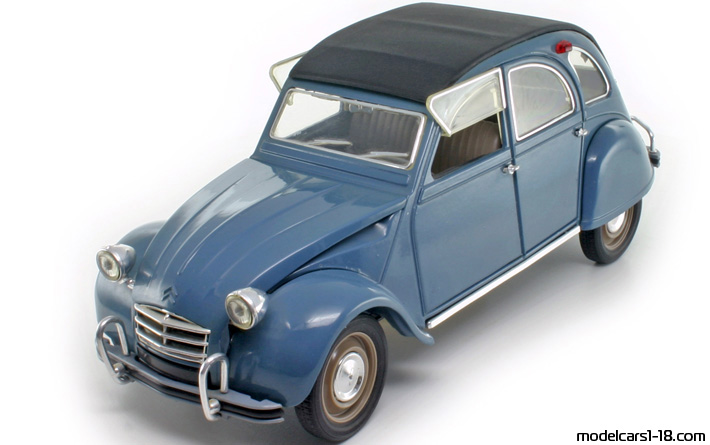 1966 - Citroen 2 CV Solido 1/17 (Синий) Передняя левая сторона