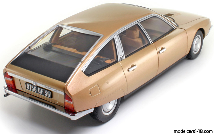 1974 - Citroen CX Norev 1/18 (Оранжевый) Задняя правая сторона