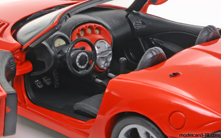 1997 - Dodge Copperhead Concept Anson 1/18 (Kрасный) Интерьер панель приборов