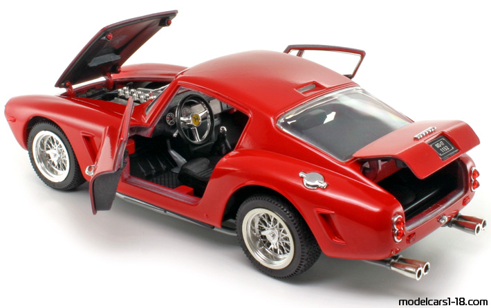 1961 - Ferrari 250 GT Berlinetta SWB Competizione Jouef Evolution 1/18 (Kрасный) Открывающиеся части