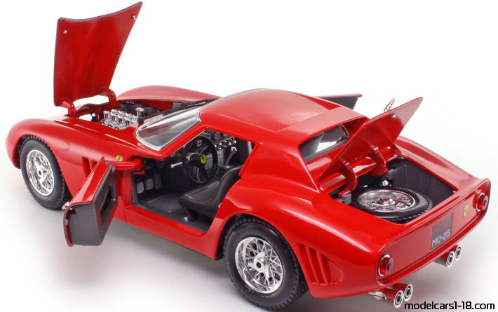 1964 - Ferrari 250 GTO Guiloy 1/18 (Kрасный) Открывающиеся части