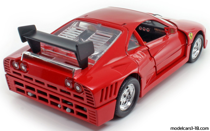 1986 - Ferrari 288 GTO Evoluzione Jouef Evolution 1/18 (Kрасный) Задняя правая сторона