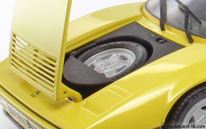 1985 - Ferrari 328 GTS Anson 1/18 (Жёлтый) Багажник / Поднимающиеся фары