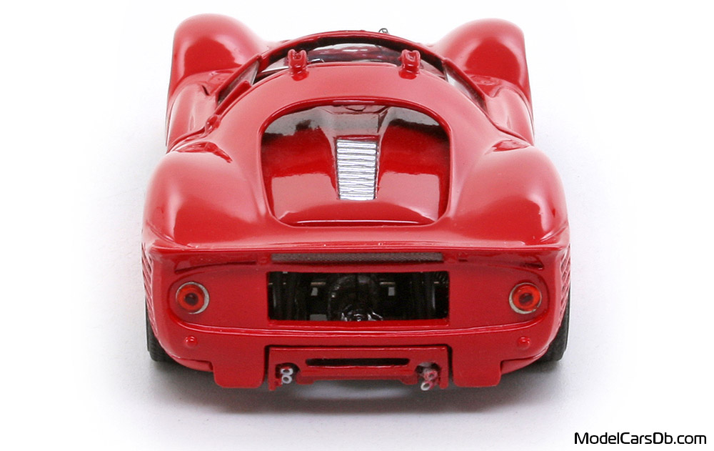 1967 - Ferrari 330 P4 Jouef Evolution 1/43 (Kрасный) Сзади