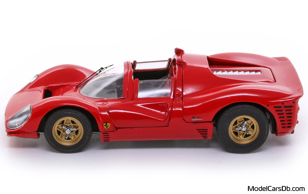 1967 - Ferrari 330 P4 Jouef Evolution 1/43 (Kрасный) Сторона
