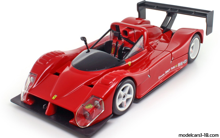 1993 - Ferrari 333 SP Hot Wheels 1/18 (Kрасный) Передняя левая сторона