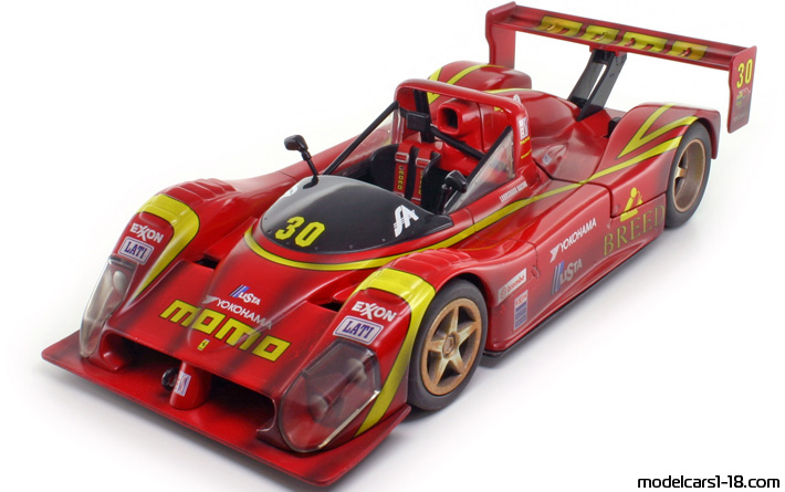1993 - Ferrari 333 SP Hot Wheels 1/18 (Kрасный / Жёлтый) Передняя левая сторона