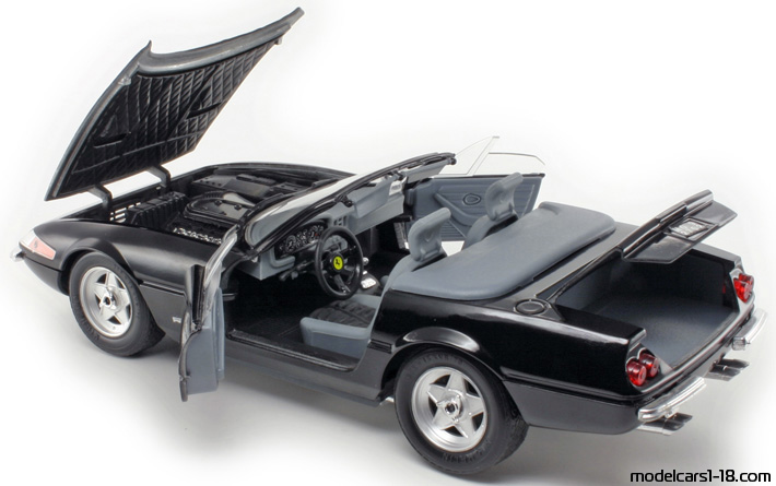 1969 - Ferrari 365 GTS/4 Daytona Techno Giodi 1/18 (Чёрный) Открывающиеся части