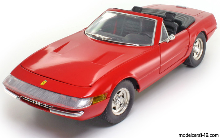 1970 - Ferrari 365 GTS/4 Daytona Solido 1/18 (Kрасный) Передняя левая сторона