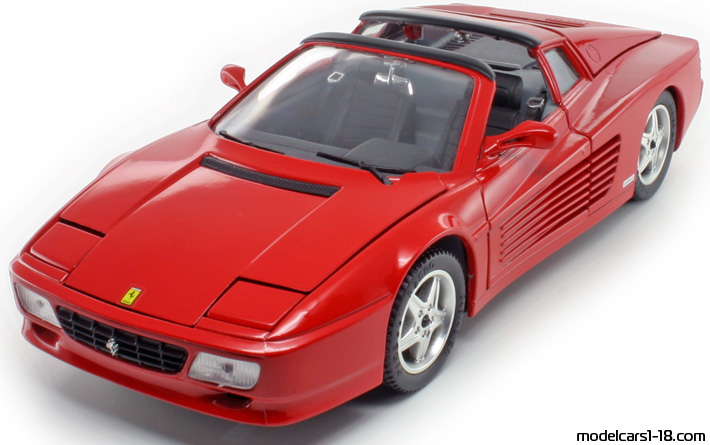 1991 - Ferrari 512 TR Mira 1/18 (Kрасный) Передняя левая сторона