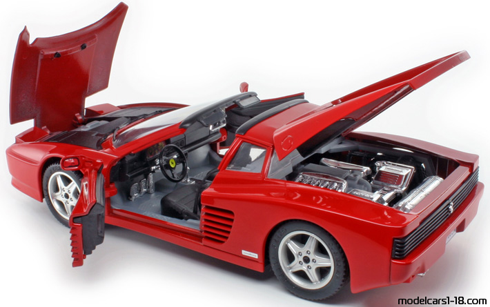 1991 - Ferrari 512 TR Mira 1/18 (Kрасный) Открывающиеся части