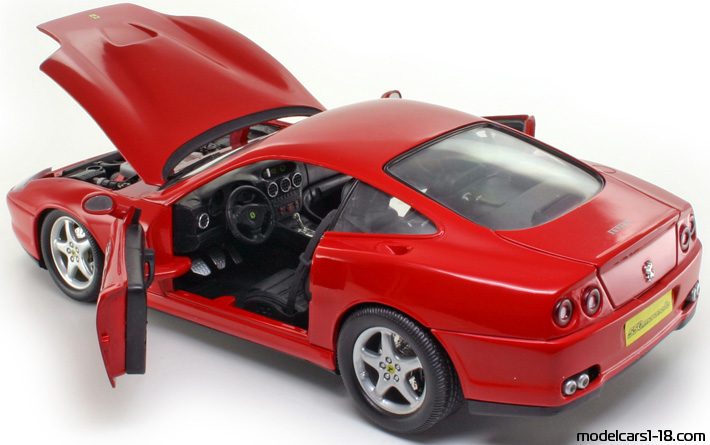 1996 - Ferrari 550 Maranello Anson 1/18 (Kрасный) Открывающиеся части