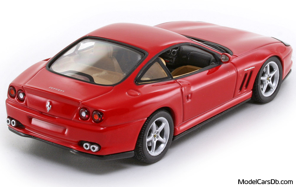 1996 - Ferrari 550 Maranello Minichamps 1/43 (Kрасный) Задняя правая сторона