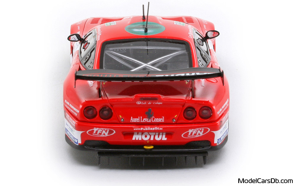 2005 - Ferrari 550 Maranello Red Line 1/43 (Kрасный / Белый) Сзади